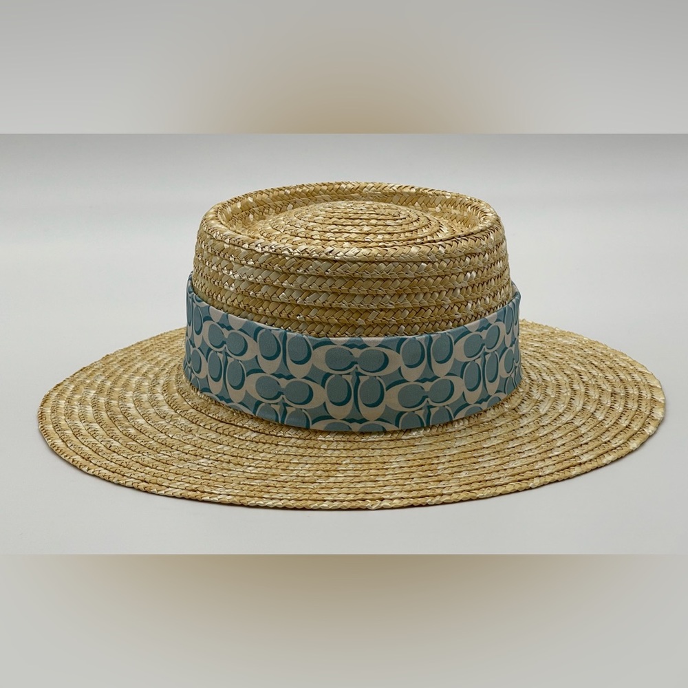 Coach Brimmed Hat With Scarf - Picture 11 of 14